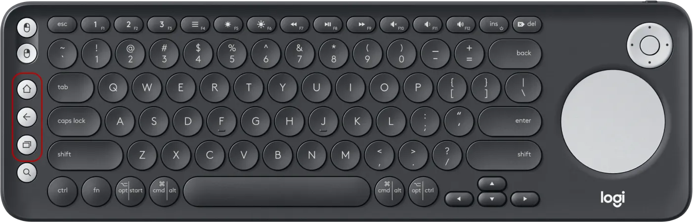 Teclado Logitech K600